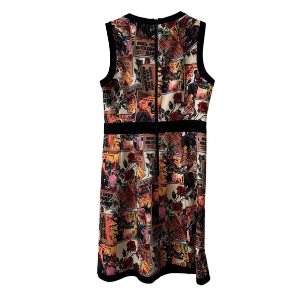 Nanette Lepore Artistic Print Midi Dress - Picture 6 of 9